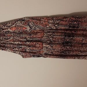 Maurices maxi multi coloured halter dress. Size M